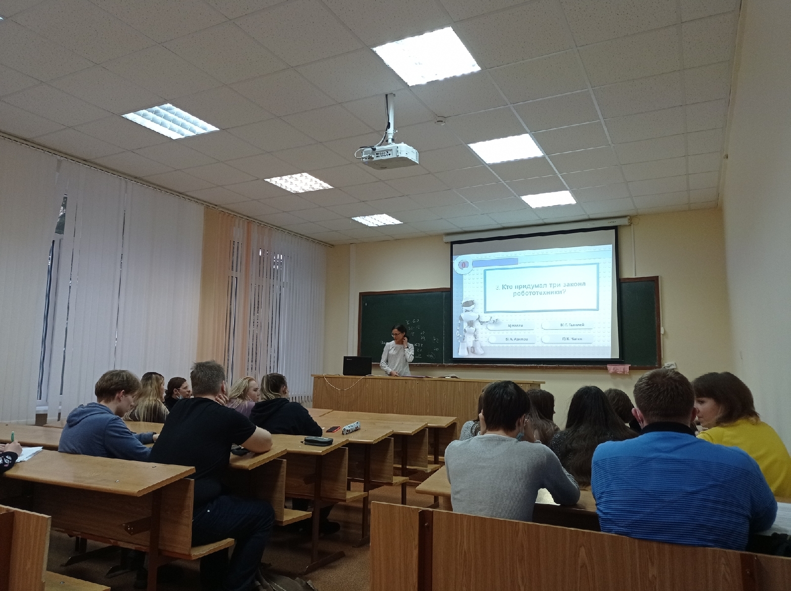 Квест-игра по робототехнике на кафедре ИиМОИМ